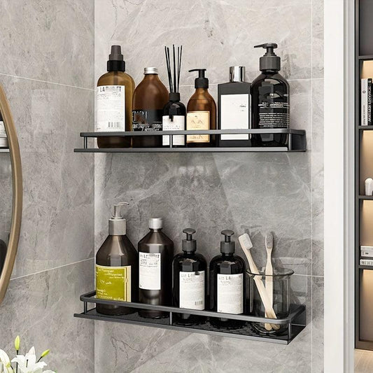 Space Aluminum Wall Mounted Shower Caddy