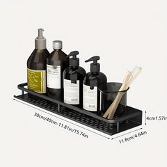 Space Aluminum Wall Mounted Shower Caddy