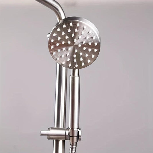 Stainless Steel Handheld Shower Head Round Bathroom Accessories