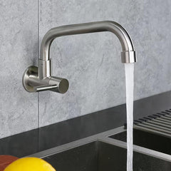 SUS304 Stainless Steel Faucet Embedded Single Cold Sink Faucet