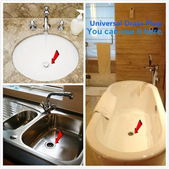 6 Inch Large Silicone Tub Stopper Drain Cover Hair Stopper