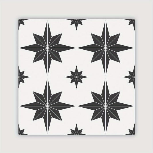 Geometric Pattern Floor Tile Sticker Self Adhesive Waterproof DIY Wallpaper