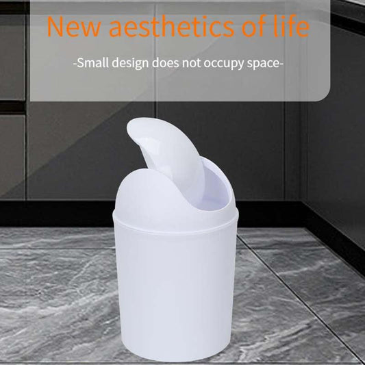 Waterproof Swing Lid Trash Can for Home Essentials
