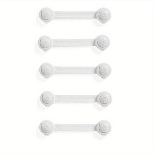 Baby Safety Lock Set Bear Head Lock Buckle 5pcs