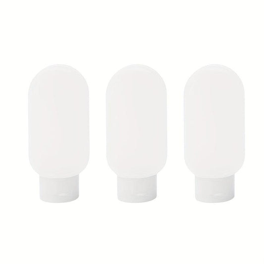 3pcs Portable Lotion Dispenser Bottle Refillable Containers For Toiletries