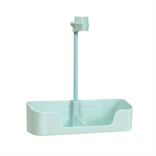 Adjustable Punch Shower Head Bracket Bathroom Spray Holder Base