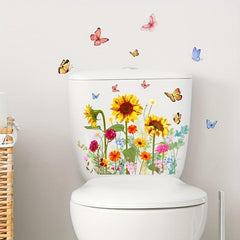 Sunflower Butterfly Wall Sticker Home Decor