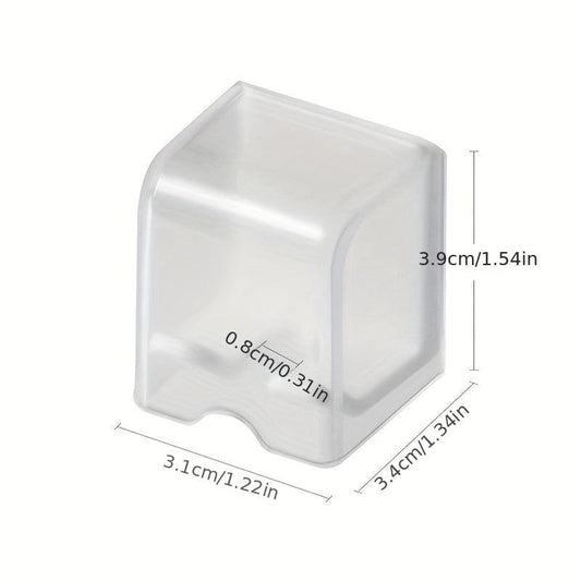 Wall Mounted Toothbrush Holder with Dustproof Lid