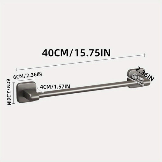 Aluminum Towel Holder Wall Mounted Bathroom Storage Rack