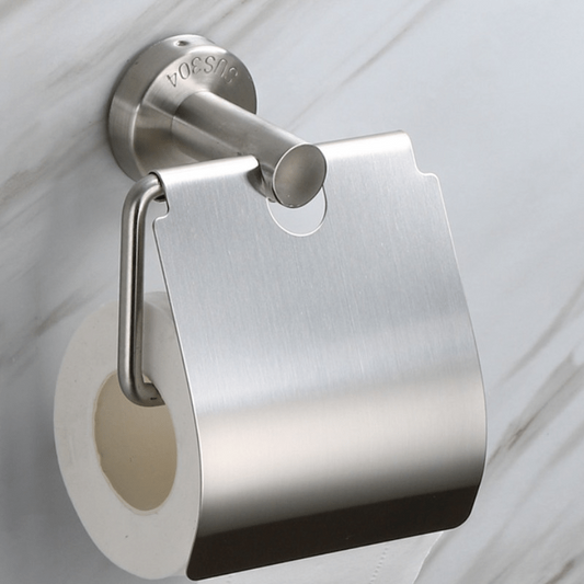 Stainless Steel Bathroom Roll Paper Holder Wall Mounted Toilet Paper Holder