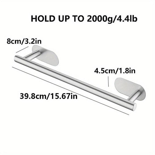 Stainless Steel Shower Towel Rack Wall Mounted Towel Holder
