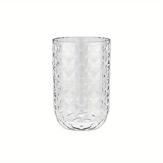 Geometric Textured Mouthwash Cup Bathroom Tumbler