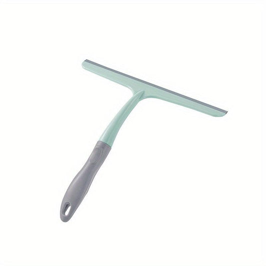 Rotating T-shaped Glass Scraper Shower Squeegee Window Cleaning Brush