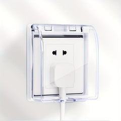 Waterproof Power Outlet Cover Box Bathroom Safety Switch Socket Protection