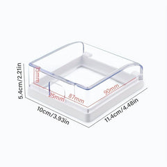 Waterproof Power Outlet Cover Box Bathroom Safety Switch Socket Protection