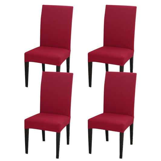 Milk Silk Elastic Chair Slipcover Set for Home Dining Wedding Office