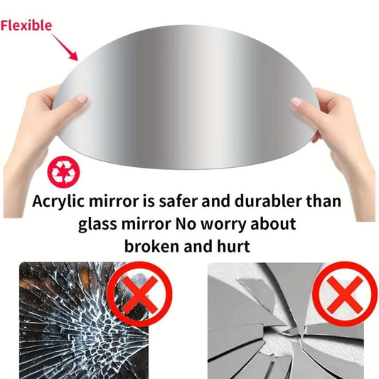 2mm Round Mirror Self Adhesive Acrylic Mirror Wall Sticker