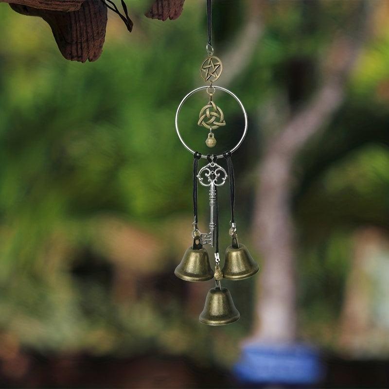 Witch Bells Magic Pagan Wall Home Room Decorative Witches Runes Altar Supplies