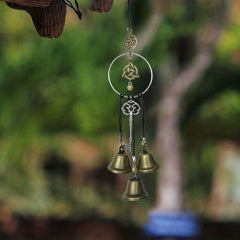 Witch Bells Magic Pagan Wall Home Room Decorative Witches Runes Altar Supplies
