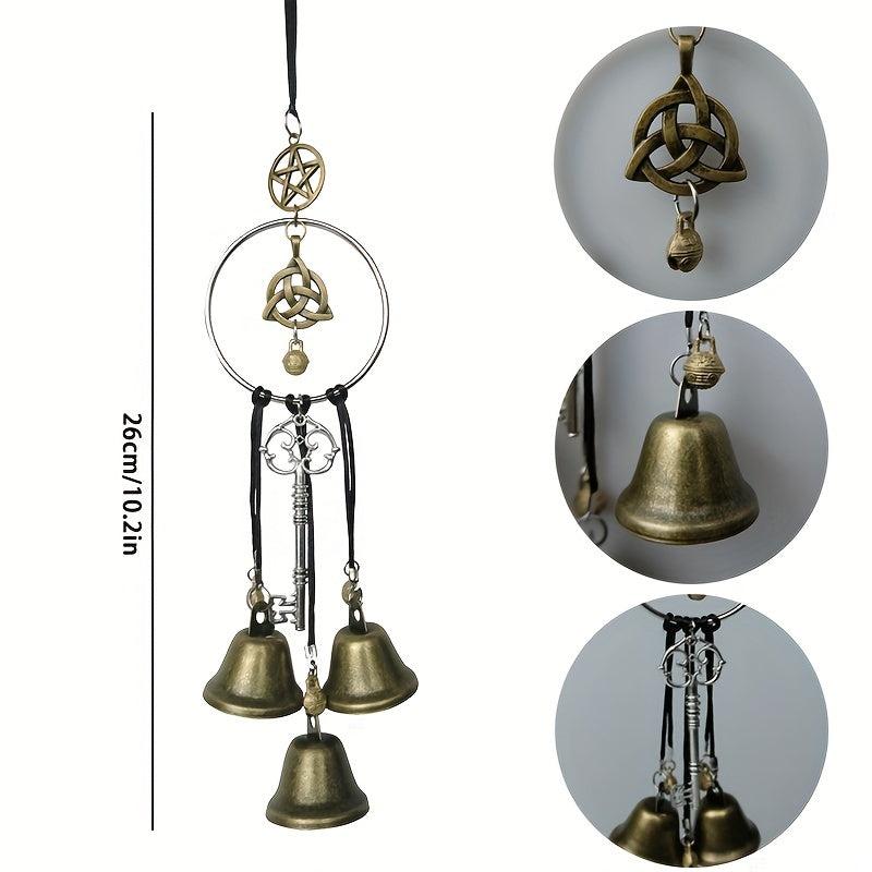 Witch Bells Magic Pagan Wall Home Room Decorative Witches Runes Altar Supplies