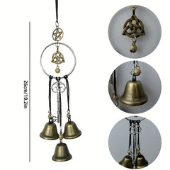 Witch Bells Magic Pagan Wall Home Room Decorative Witches Runes Altar Supplies