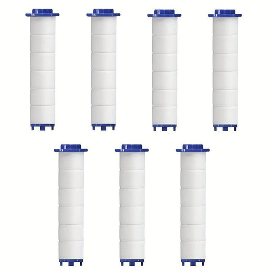 7pcs Shower Filter For Handheld Shower Head - Chlorine Removal