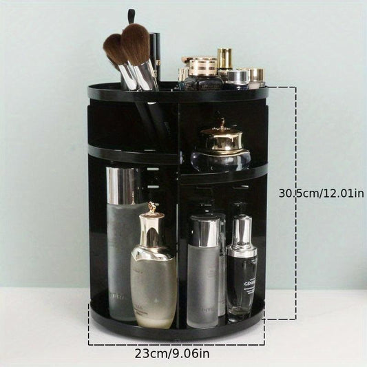 360 Rotating Cosmetic Storage Box Acrylic Lipstick Skin Care Rack