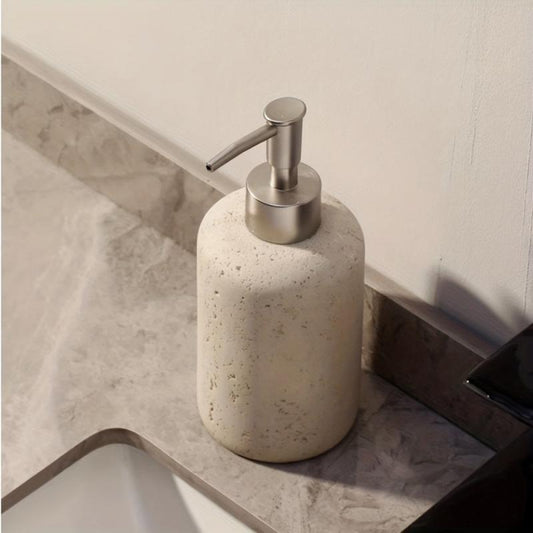 Resin Soap Dispenser Marble Pattern Countertop Lotion Bottle