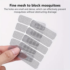 5pcs Indoor Insect Fly Mosquito Net Window Screen Repair Patch Adhesive Kit