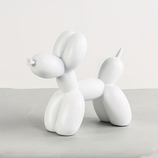 Resin Balloon Dog Statue for Home Decor - Ideal Cake Topper or Table Centerpiece