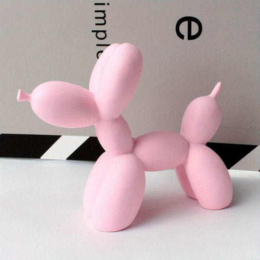 Resin Balloon Dog Statue for Home Decor - Ideal Cake Topper or Table Centerpiece