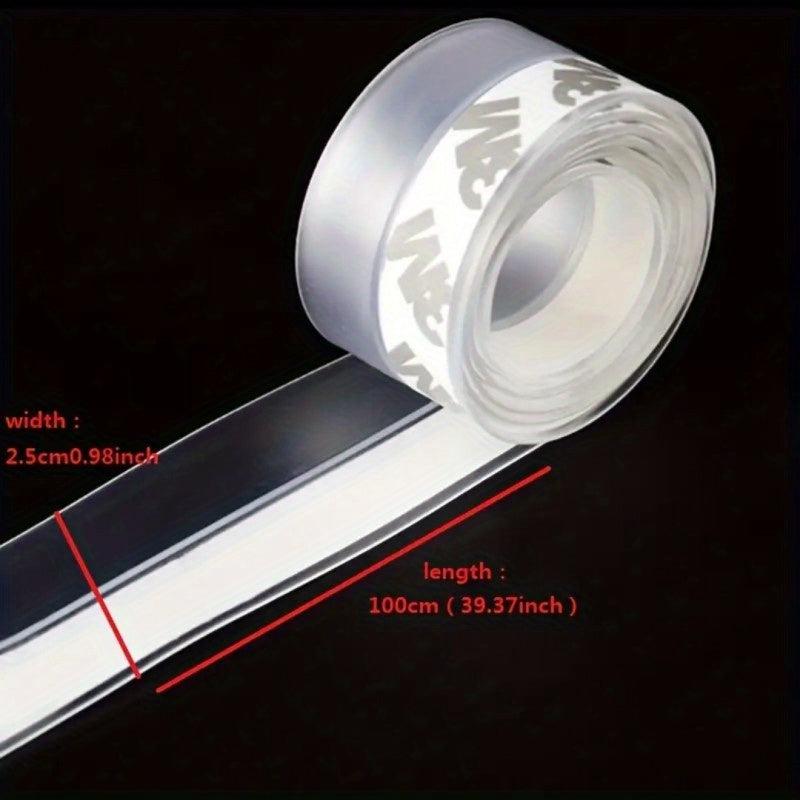 Silicone Roll Door Draft Stoppers Self Adhesive Weatherstrip