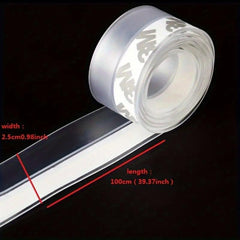 Silicone Roll Door Draft Stoppers Self Adhesive Weatherstrip