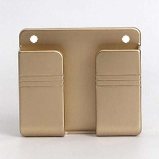 Wall Mounted Organizer Storage Box Remote Control Mobile Phone Plug Holder