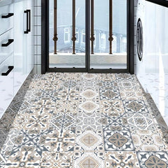 10pcs Waterproof Retro Tile Stickers for Bathroom Kitchen Living Room