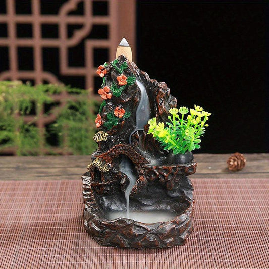 Resin Incense Burner Handicraft Ornaments Flow Incense Plate Holder