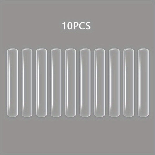 10pcs Clear Door Anti-collision Pad Silicone Sealing Strip
