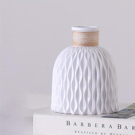Nordic Style Plastic Vase Modern Flower Arrangement Home Wedding Decor