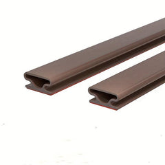 1pc Silicone Rubber Sealing Strip Door Window Weather Stripping Self-adhesive