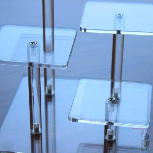 Acrylic Transparent Hand Rack Display for Cosmetics Perfume Jewelry
