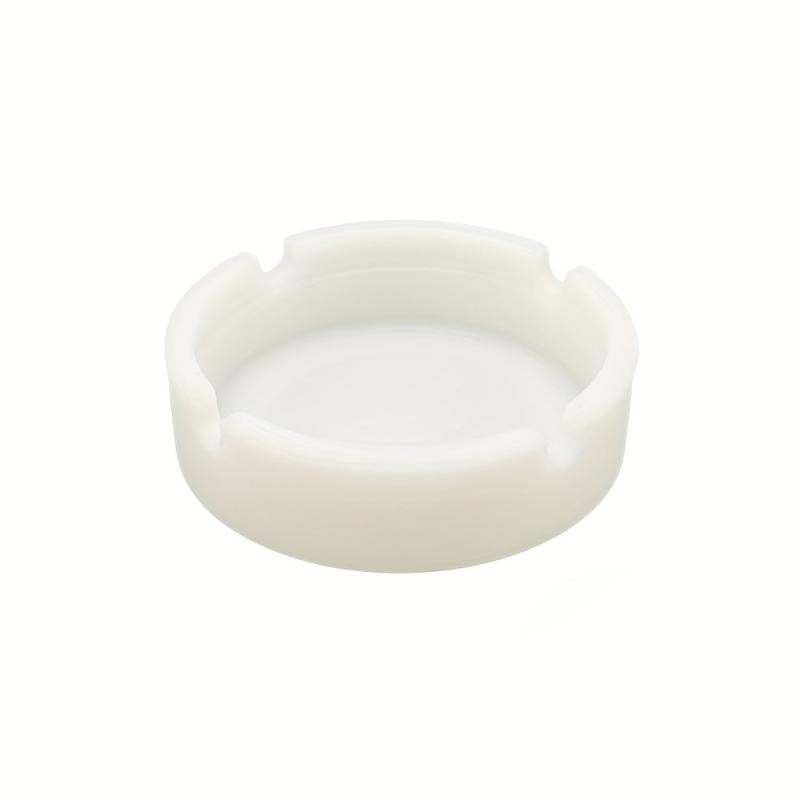 Luminous Silicone Ashtray Resists Temperatures Soft Portable Round Ashtray