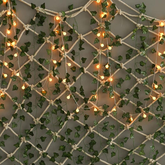 12pcs 2.2m Artificial Ivy Leaf Hanging Plant Garden Wedding Wall Decoration