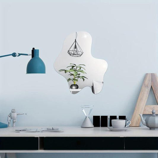 Irregular Mirror Wall Sticker Self-Adhesive Acrylic Mirror Deco