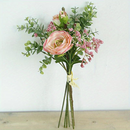 Artificial Floral Peonies Simulation Flower Bridal Bouquet DIY Craft