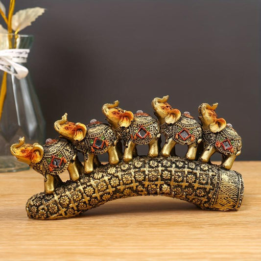 Creative Elephant Ornament for Living Room Wine Cabinet TV Cabinet