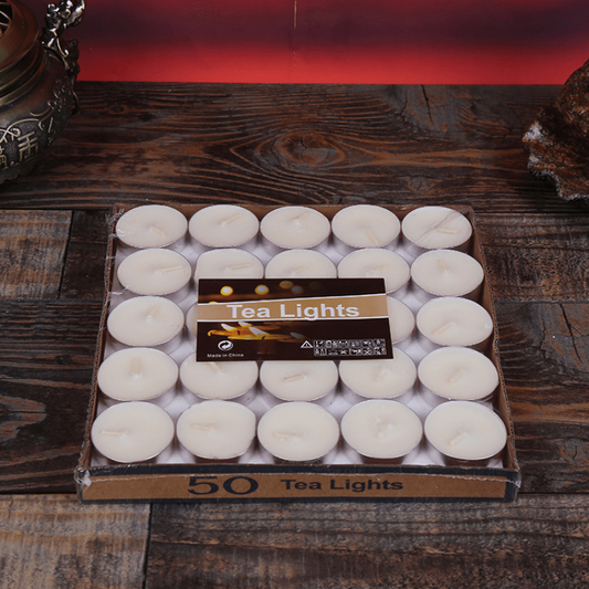50pcs Heart Shaped Scented Candles for Wedding Anniversary Gift