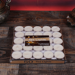 50pcs Heart Shaped Scented Candles for Wedding Anniversary Gift