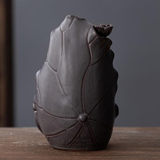 Ceramic Lotus Incense Burner Holder Home Decoration
