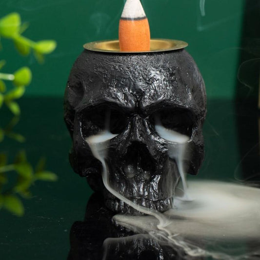 Stylish Skull Candle Holder Resin Candlestick Home Decor Gift Giving