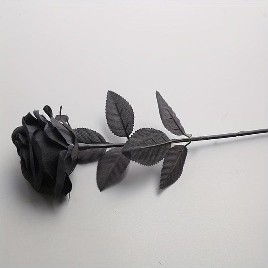 10pcs Gothic Rose Flower Bouquet Silk Simulation for Halloween